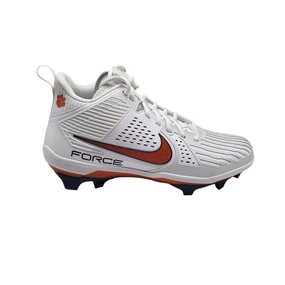 Nike Force Savage Pro 3 Clemson Tigers Football Cleats FJ5748-104 Mens Size 12.5 - Picture 1 of 9